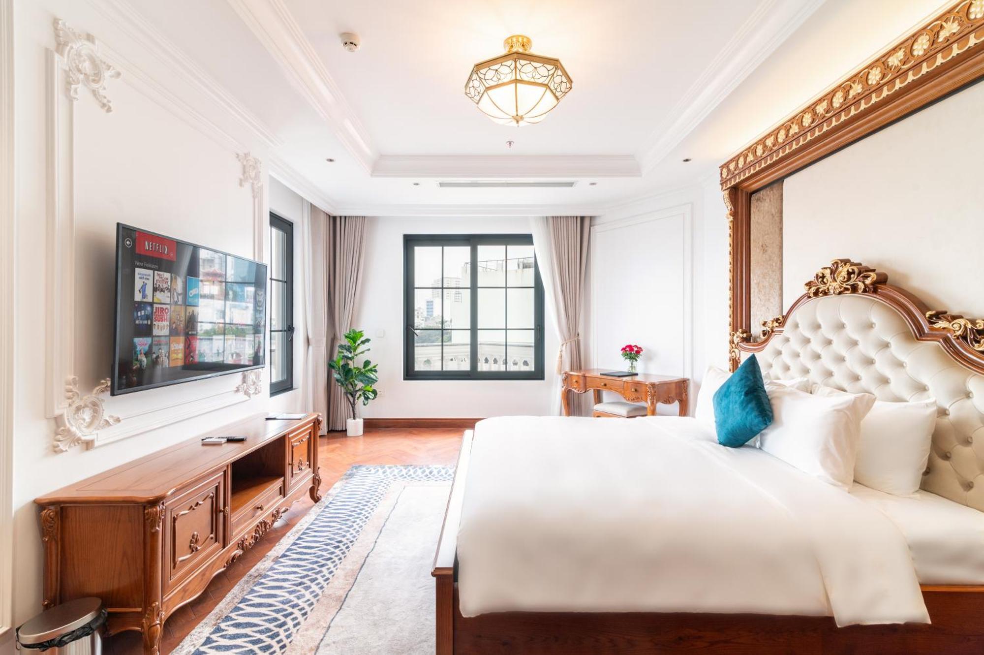 Luxe Paradise Suite Hotel Trich Sai Hanoi Bagian luar foto