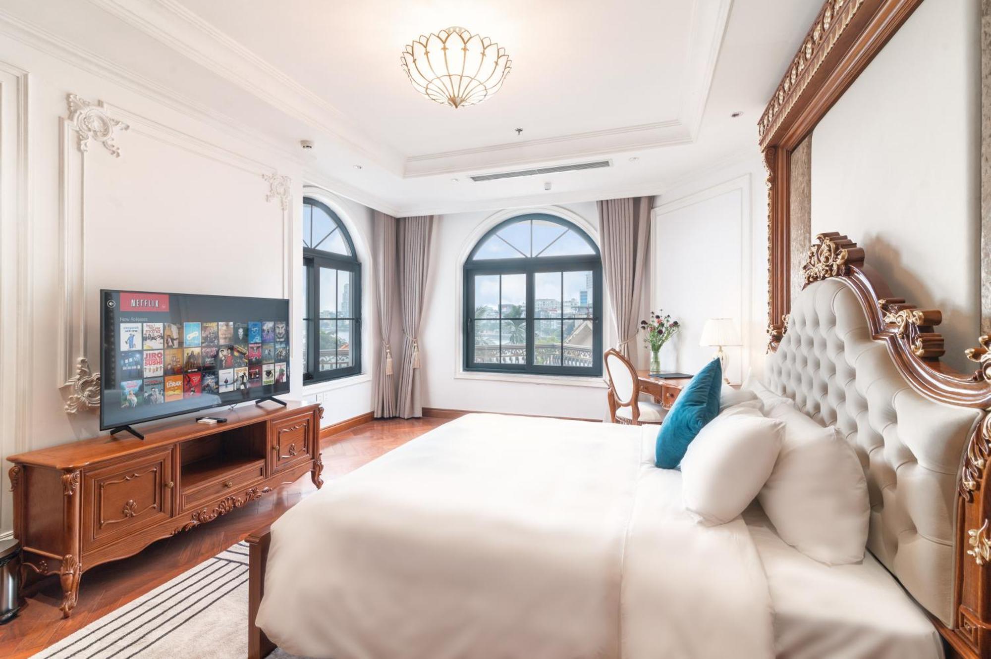 Luxe Paradise Suite Hotel Trich Sai Hanoi Bagian luar foto